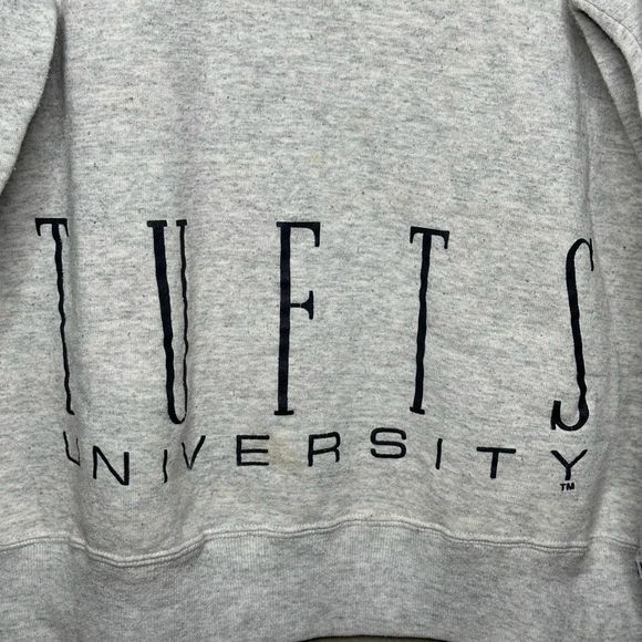 Vintage 90s Tufts University Russell Athletic Sweatshirt XL - Picture 3 of 5